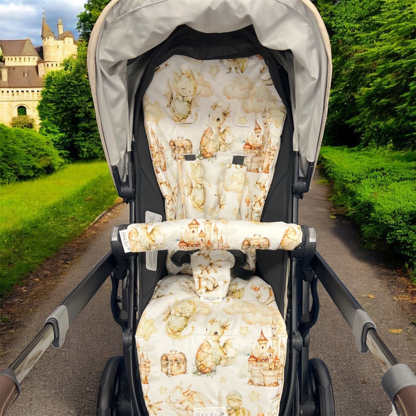 Custom Pram Liner - Butterfly Bubs